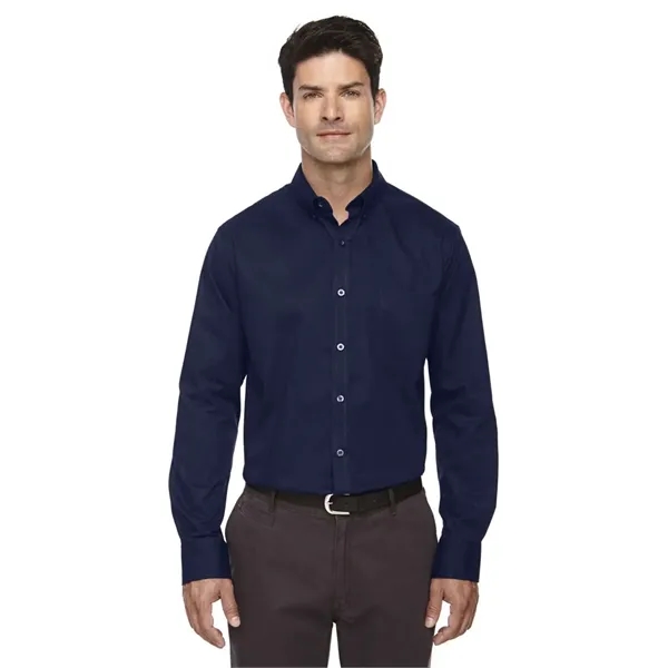 CORE365 Men's Tall Operate Long Sleeve Twill Dress Shirt - CORE365 Men's Tall Operate Long Sleeve Twill Dress Shirt - Image 8 of 9