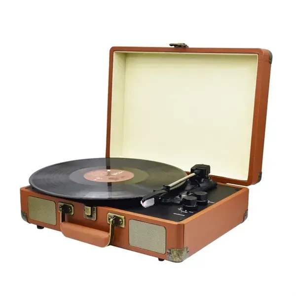 Vinyl Record Player Bluetooth Speaker - Vinyl Record Player Bluetooth Speaker - Image 0 of 7
