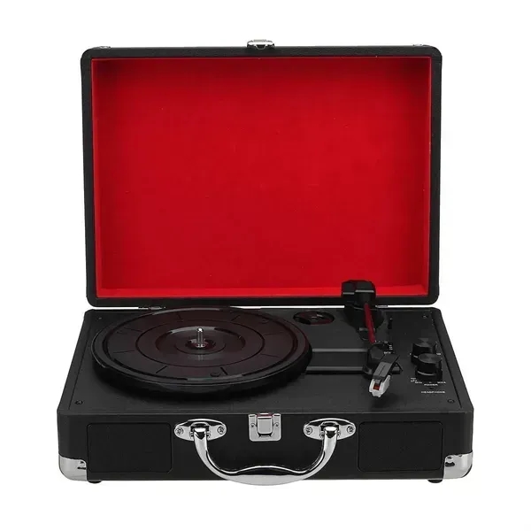 Vinyl Record Player Bluetooth Speaker - Vinyl Record Player Bluetooth Speaker - Image 5 of 7