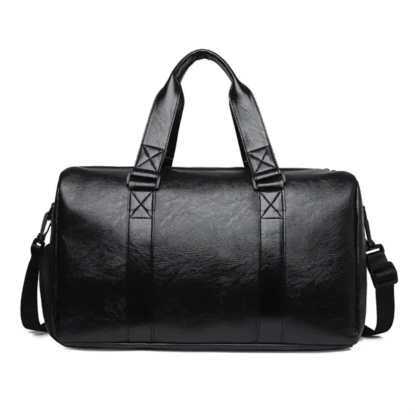 Leather Waterproof Duffel Bag - Leather Waterproof Duffel Bag - Image 2 of 6