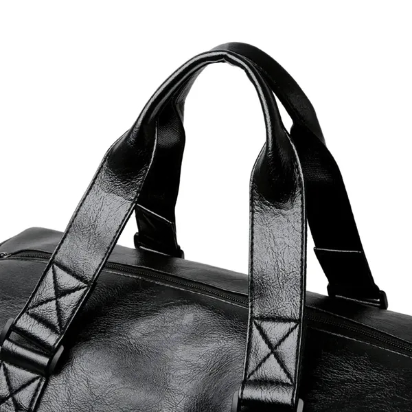 Leather Waterproof Duffel Bag - Leather Waterproof Duffel Bag - Image 4 of 6