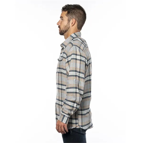 Burnside Men's Plaid Flannel Shirt - Burnside Men's Plaid Flannel Shirt - Image 107 of 138