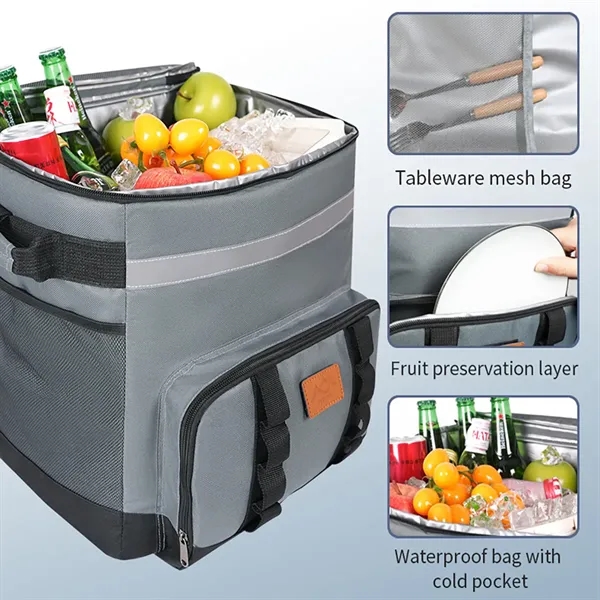 Rolling Insulated Cooler Bag for Delivery - Rolling Insulated Cooler Bag for Delivery - Image 2 of 5