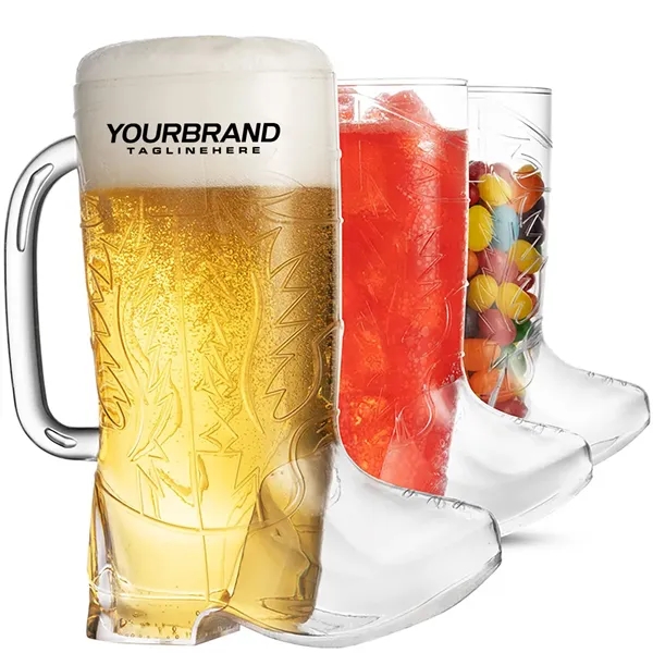Events Plastic Boot Beer Mug - Events Plastic Boot Beer Mug - Image 0 of 5
