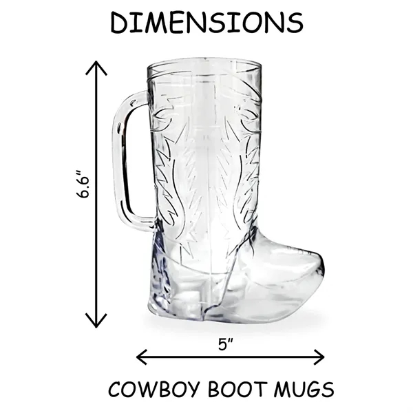 Events Plastic Boot Beer Mug - Events Plastic Boot Beer Mug - Image 3 of 5