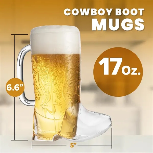 Events Plastic Boot Beer Mug - Events Plastic Boot Beer Mug - Image 4 of 5