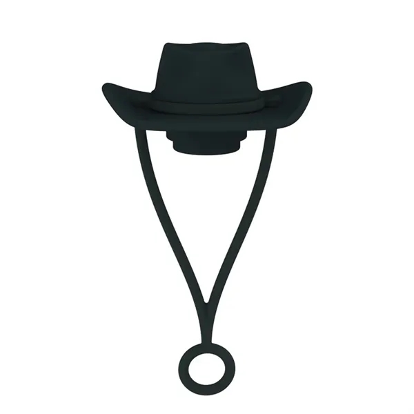 Cowboy Hat Shaped Silicone Straw Stoppers - Cowboy Hat Shaped Silicone Straw Stoppers - Image 5 of 11