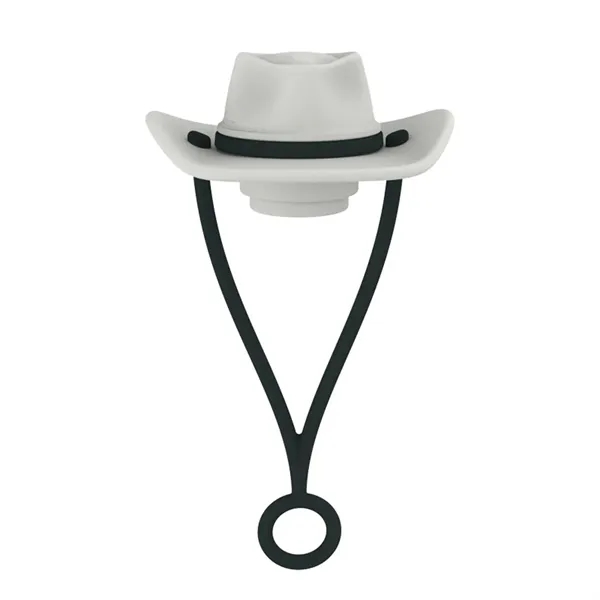Cowboy Hat Shaped Silicone Straw Stoppers - Cowboy Hat Shaped Silicone Straw Stoppers - Image 11 of 11