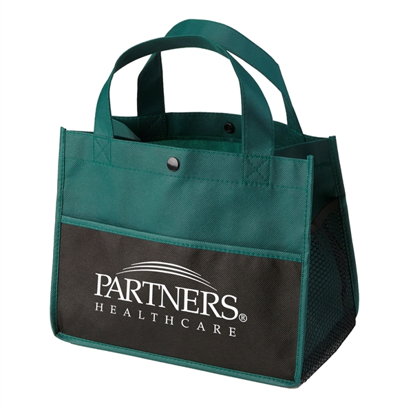 Mini Snap Non-Woven Lunch Tote Bag - Mini Snap Non-Woven Lunch Tote Bag - Image 2 of 13