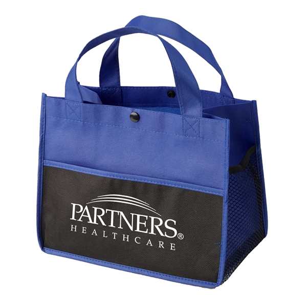 Mini Snap Non-Woven Lunch Tote Bag - Mini Snap Non-Woven Lunch Tote Bag - Image 12 of 13
