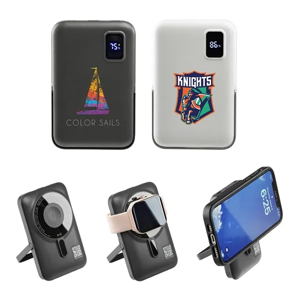 Regal 10000mAh 20W PD Power Bank w/15W Magnetic Wireless Cha - Regal 10000mAh 20W PD Power Bank w/15W Magnetic Wireless Cha - Image 0 of 2