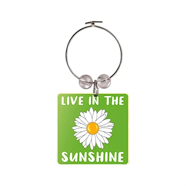 Printed Wine Charms 1" - Printed Wine Charms 1" - Image 1 of 3