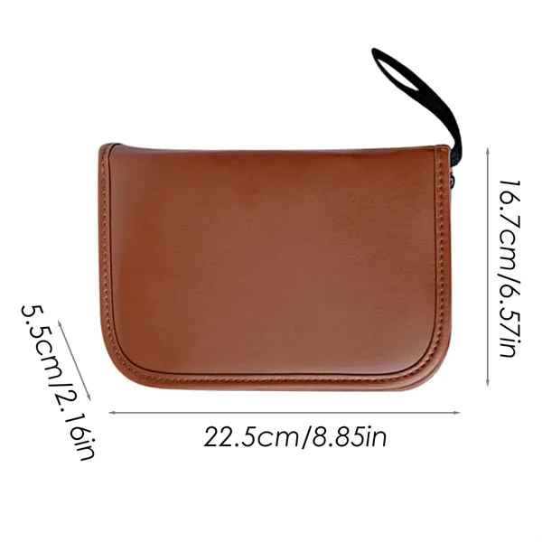 PU Golf Organizer Pouch Accessories Bag Large Capacity Case - PU Golf Organizer Pouch Accessories Bag Large Capacity Case - Image 1 of 4