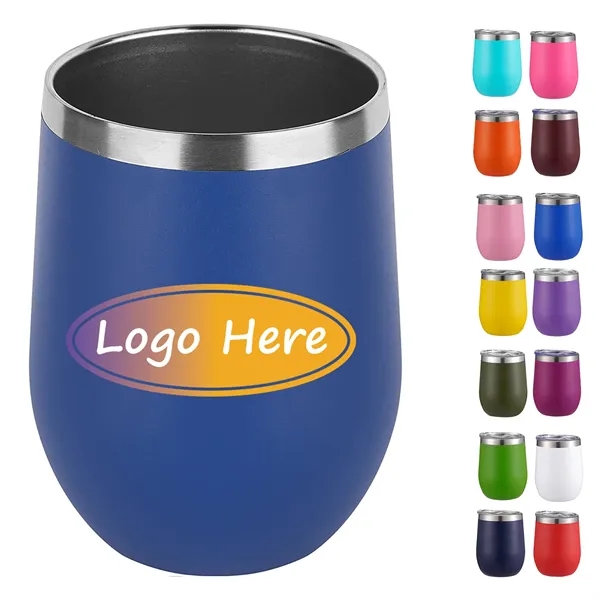 12oz Stainless Steel Tumbler Cup - 12oz Stainless Steel Tumbler Cup - Image 0 of 4