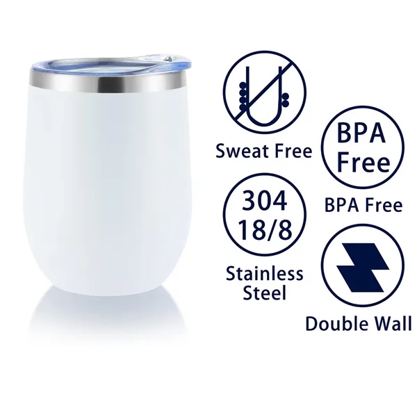 12oz Stainless Steel Tumbler Cup - 12oz Stainless Steel Tumbler Cup - Image 2 of 4