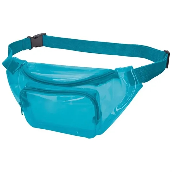 Clear PVC Fanny Pack Sling Waist Bag Clear Stadium Approved - Clear PVC Fanny Pack Sling Waist Bag Clear Stadium Approved - Image 5 of 5