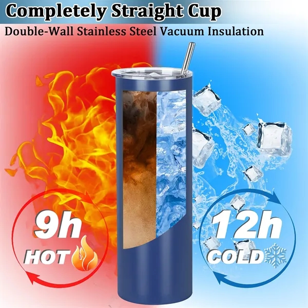 20 oz Stainless Steel Vacuum Insulated Tumbler Cup - 20 oz Stainless Steel Vacuum Insulated Tumbler Cup - Image 3 of 4