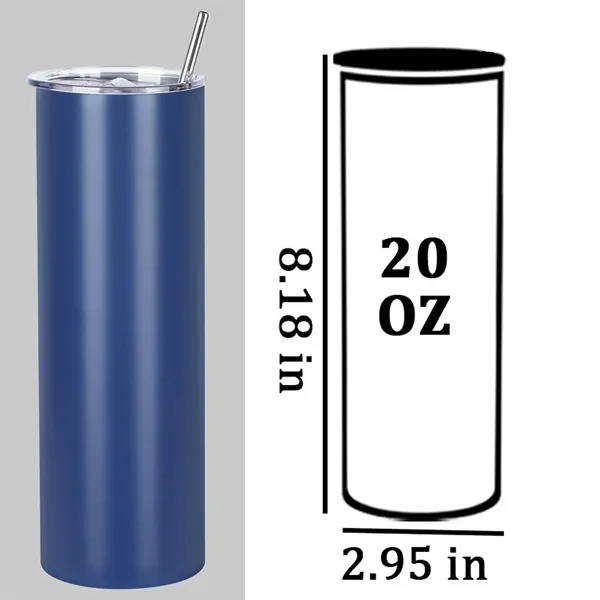 20 oz Stainless Steel Vacuum Insulated Tumbler Cup - 20 oz Stainless Steel Vacuum Insulated Tumbler Cup - Image 4 of 4