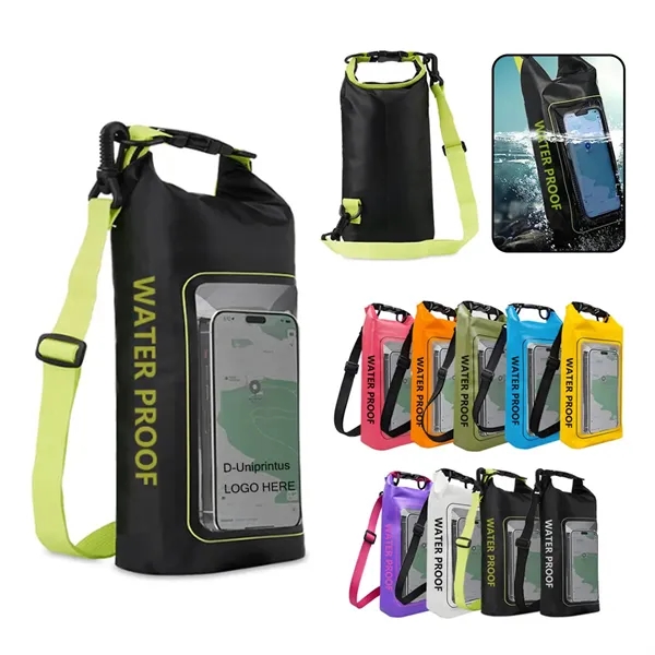 Waterproof Dry Bag with Phone Window - Waterproof Dry Bag with Phone Window - Image 0 of 4