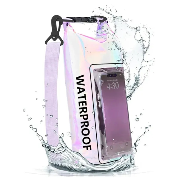 2L Hologram Waterproof Dry Bag - 2L Hologram Waterproof Dry Bag - Image 2 of 2