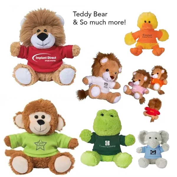 8" Cute Plush Teddy Bear Gift Soft Stuffed Animal Customized - 8" Cute Plush Teddy Bear Gift Soft Stuffed Animal Customized - Image 4 of 4