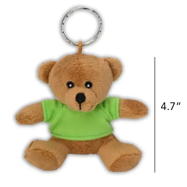 Mini Bear Keychain Cute Stuffed Animal Personalized Mascot - Mini Bear Keychain Cute Stuffed Animal Personalized Mascot - Image 1 of 2