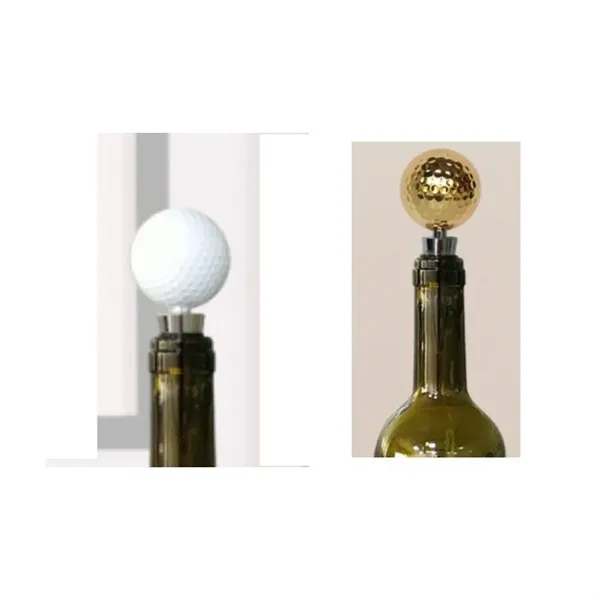 Golf Ball Wine Stoppers - Golf Ball Wine Stoppers - Image 1 of 3