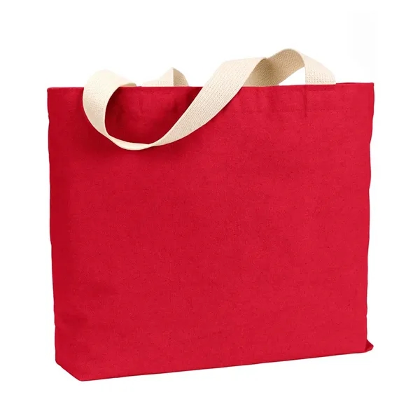 Bayside USA Made Cotton Canvas Jumbo Tote Bag - Bayside USA Made Cotton Canvas Jumbo Tote Bag - Image 6 of 6