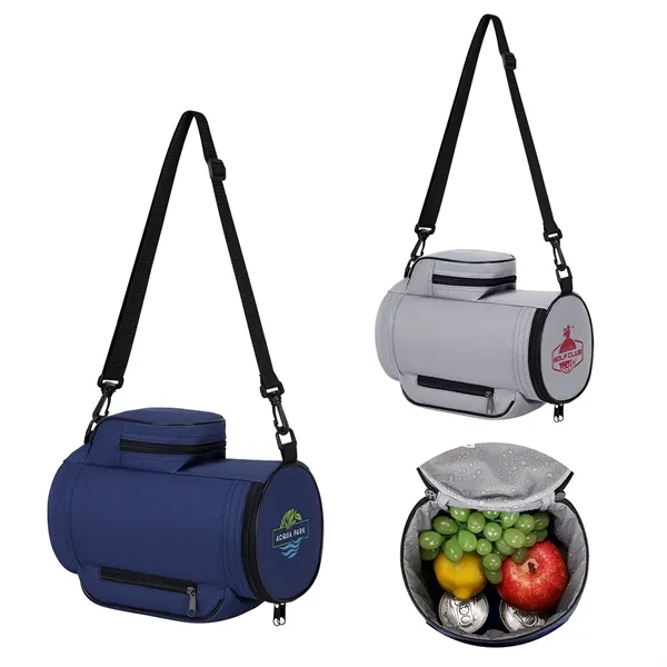 Malibu 8-Can Polyester Crossbody Cooler Bag