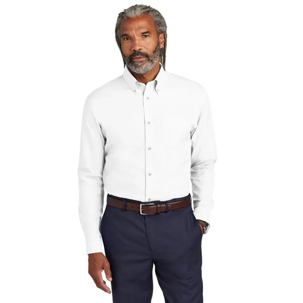 Brooks Brothers® Tall Wrinkle-Free Stretch Pinpoint Shirt - Brooks Brothers® Tall Wrinkle-Free Stretch Pinpoint Shirt - Image 1 of 4