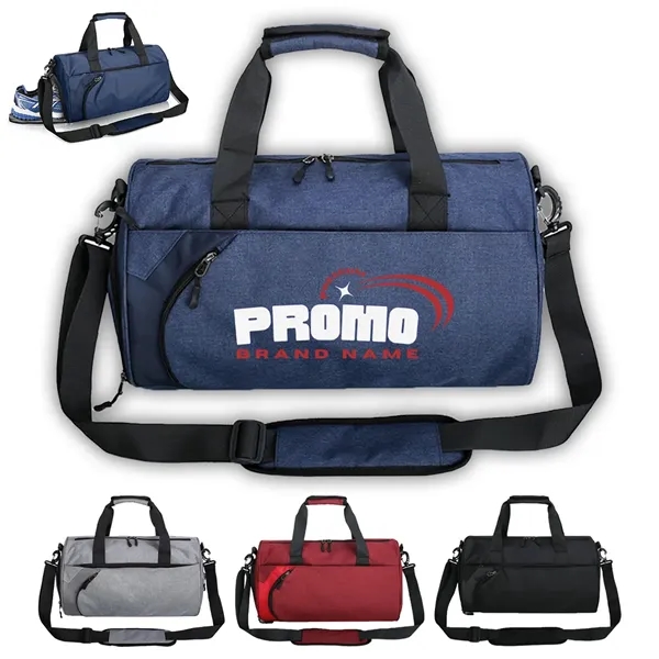 Multi-Compartment Gym Duffel Bag with Shoulder Strap Workout - Multi-Compartment Gym Duffel Bag with Shoulder Strap Workout - Image 0 of 8
