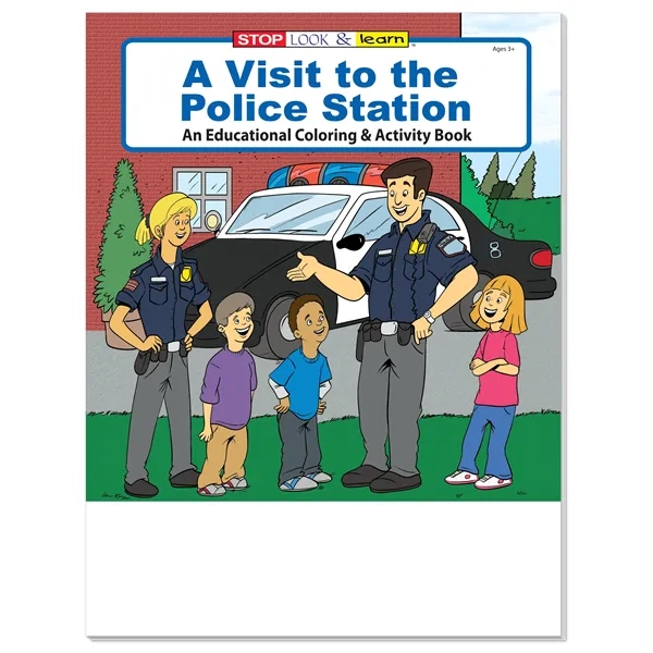 Coloring Book: A Visit to the Police Station - Coloring Book: A Visit to the Police Station - Image 1 of 1