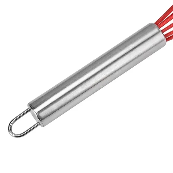 12" Silicone Eggbeater With Stainless Steel Handle - 12" Silicone Eggbeater With Stainless Steel Handle - Image 3 of 5