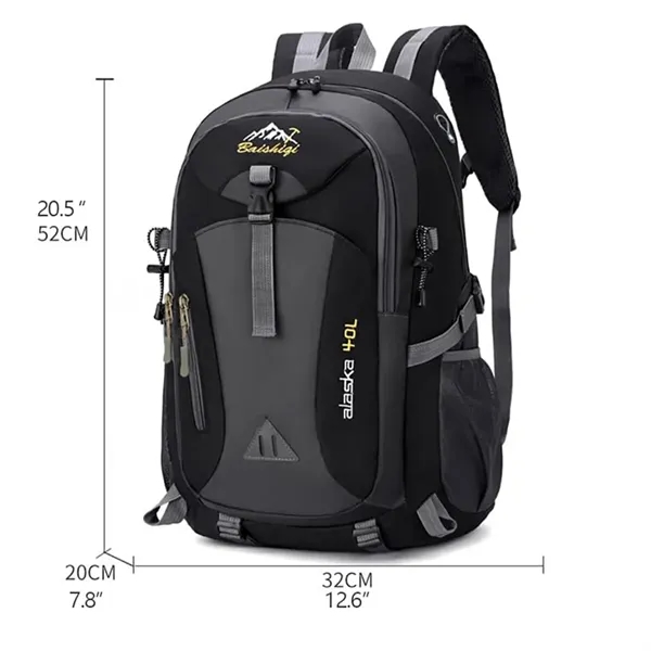 Outdoor Hiking Backpack Durable Laptop USB Charging Student - Outdoor Hiking Backpack Durable Laptop USB Charging Student - Image 1 of 7