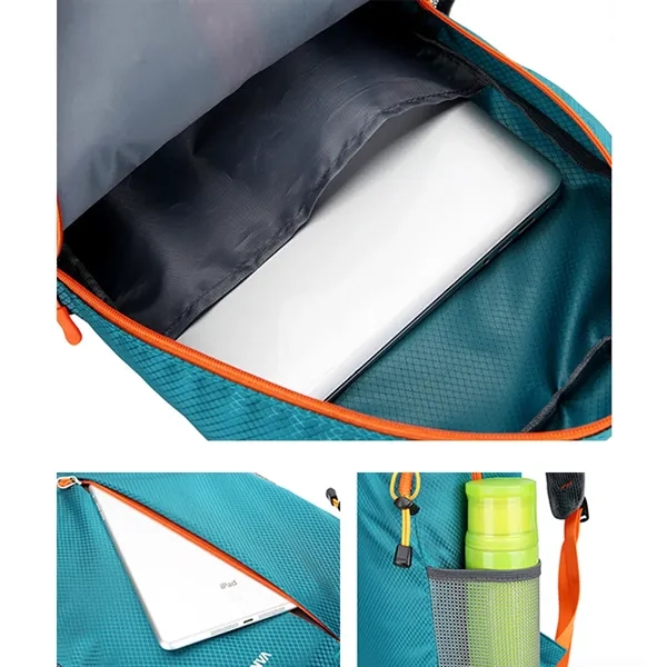 Lightweight Foldable Backpack Packable Hiking Daypack Travel - Lightweight Foldable Backpack Packable Hiking Daypack Travel - Image 4 of 7