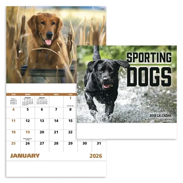 Good Value™ Sporting Dogs - Stapled Calendar - Good Value™ Sporting Dogs - Stapled Calendar - Image 2 of 2