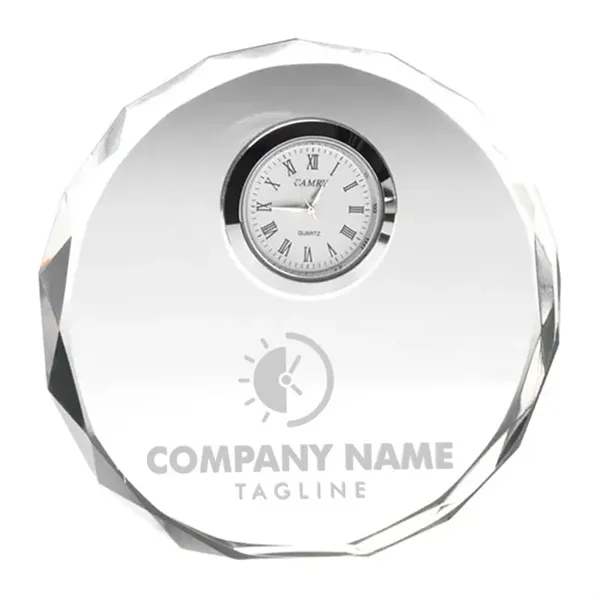 Crystal Circle Clock Award - Crystal Circle Clock Award - Image 0 of 2