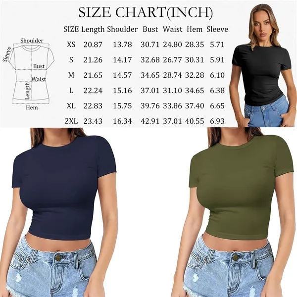 Womens Basic T Shirts - Womens Basic T Shirts - Image 1 of 8