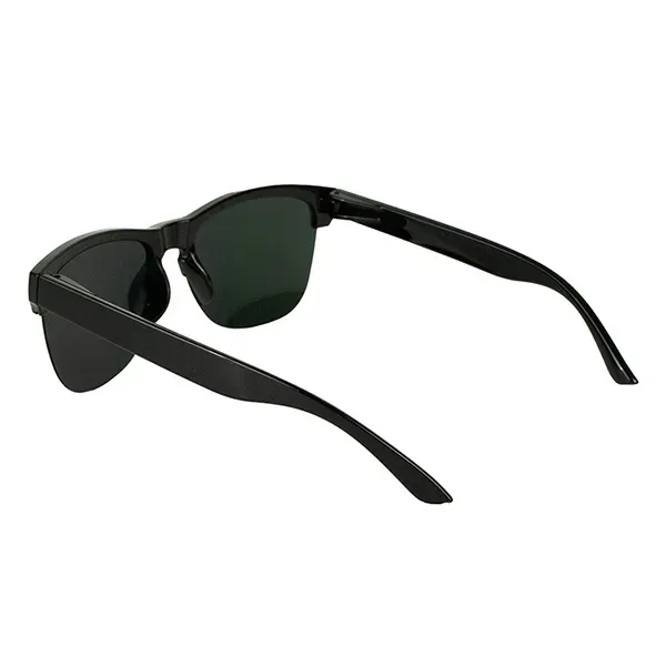 Recycled Half Frame Reflective Sunglasses - Recycled Half Frame Reflective Sunglasses - Image 7 of 12