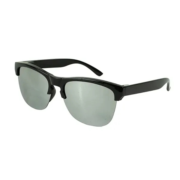 Recycled Half Frame Reflective Sunglasses - Recycled Half Frame Reflective Sunglasses - Image 12 of 12