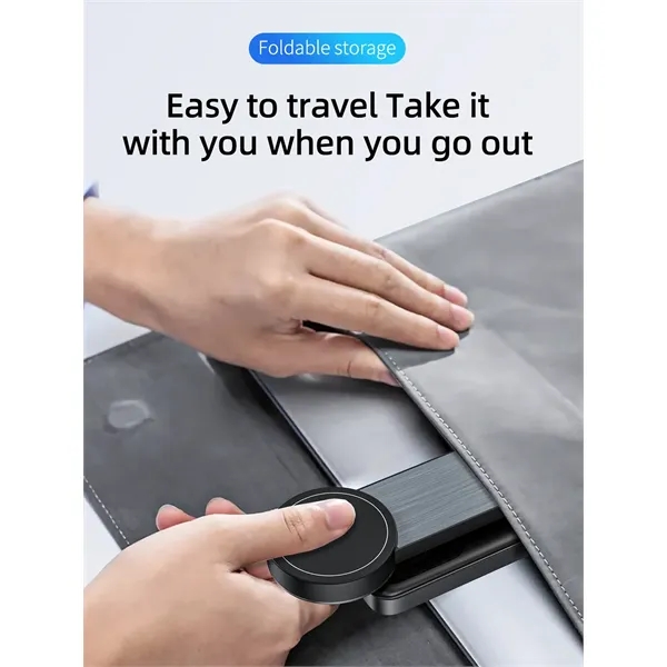 Foldable Magnetic 3-in-1 Wireless Fast Charging Stand - Foldable Magnetic 3-in-1 Wireless Fast Charging Stand - Image 5 of 10