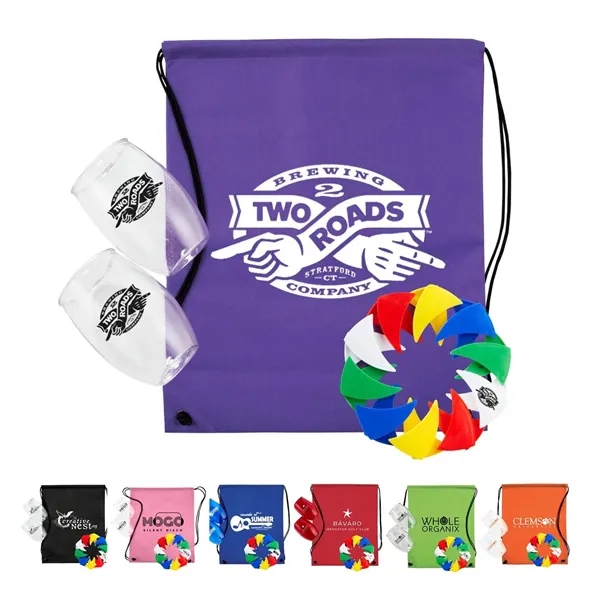 Non-Woven Drawstring Cinch Backpack - Non-Woven Drawstring Cinch Backpack - Image 0 of 11