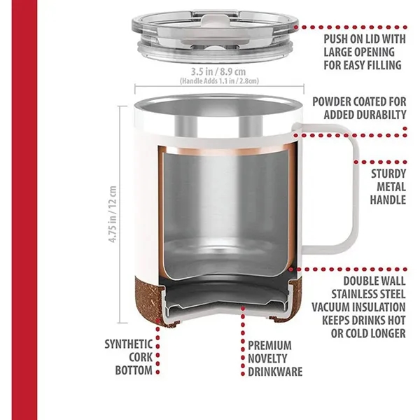 12oz Double Wall Stainless Mug - 12oz Double Wall Stainless Mug - Image 1 of 8