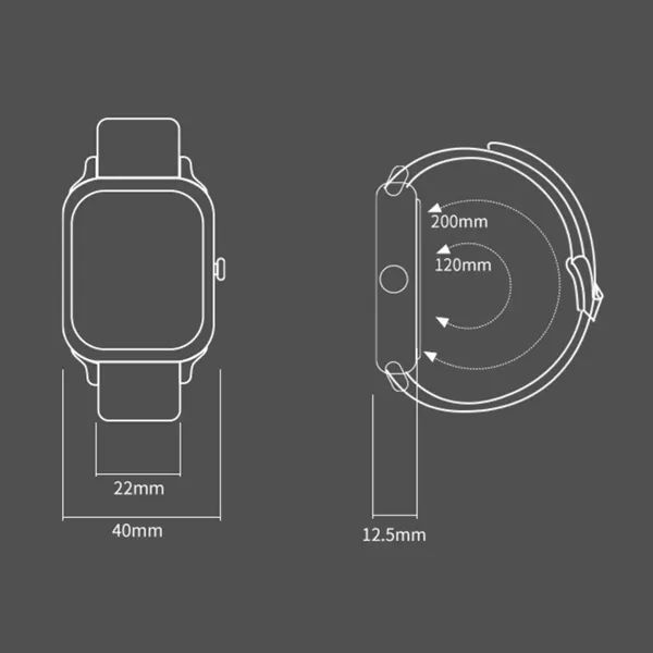 Smart Watch Fitness Tracker Heart Rate Monitor Touchscreen - Smart Watch Fitness Tracker Heart Rate Monitor Touchscreen - Image 1 of 8