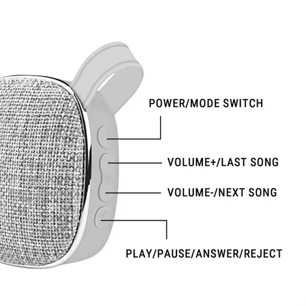 Portable Bluetooth Speaker Outdoor Wireless Pocket Size - Portable Bluetooth Speaker Outdoor Wireless Pocket Size - Image 2 of 5