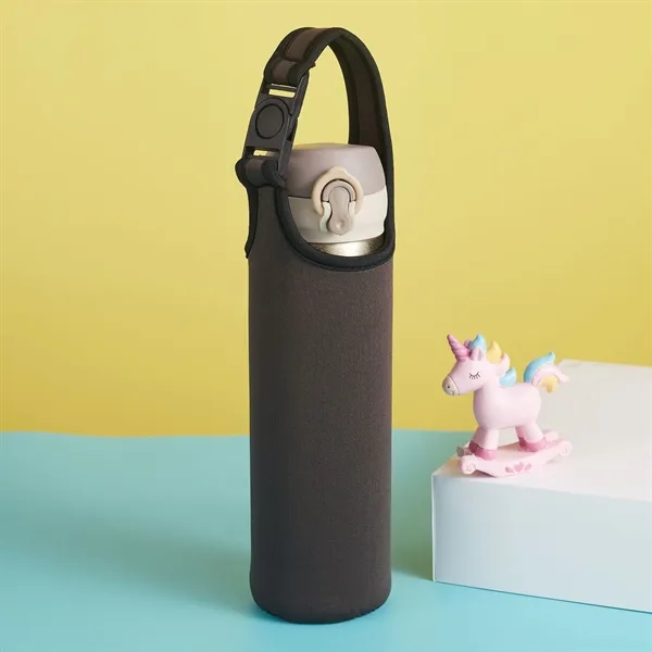 15.5-20oz Insulated  Neoprene Water Glass Bottle Carrier Bag - 15.5-20oz Insulated  Neoprene Water Glass Bottle Carrier Bag - Image 2 of 5