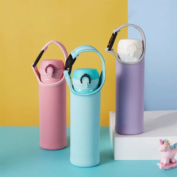 15.5-20oz Insulated  Neoprene Water Glass Bottle Carrier Bag - 15.5-20oz Insulated  Neoprene Water Glass Bottle Carrier Bag - Image 3 of 5