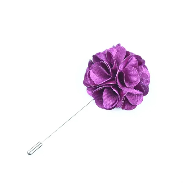 16 Pieces of Flower Men's Handmade Satin Brooch - 16 Pieces of Flower Men's Handmade Satin Brooch - Image 3 of 7