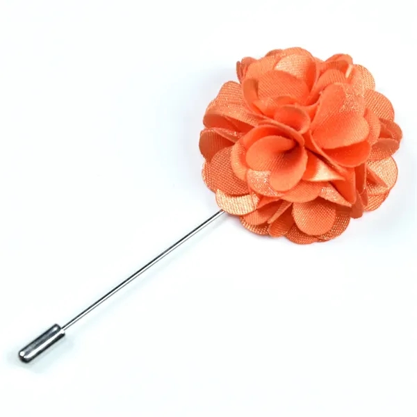 16 Pieces of Flower Men's Handmade Satin Brooch - 16 Pieces of Flower Men's Handmade Satin Brooch - Image 6 of 7