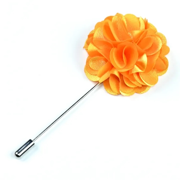16 Pieces of Flower Men's Handmade Satin Brooch - 16 Pieces of Flower Men's Handmade Satin Brooch - Image 7 of 7